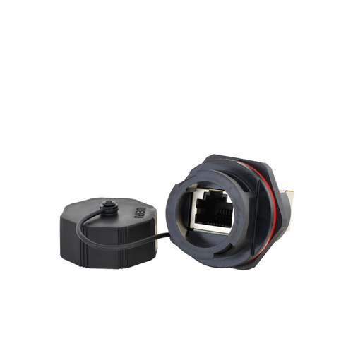 RJ45F母座  RJ45F71 卡扣連接 IP67